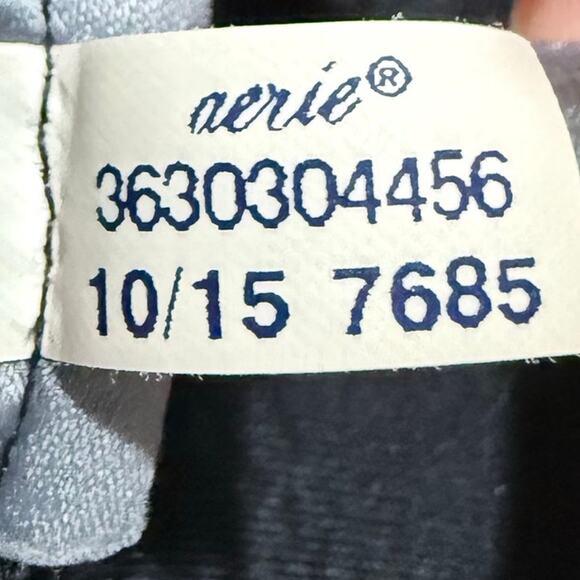 Aerie Lace Bralette Halter Mesh Stretch Padded Bra Junior's Size Large Black - Picture 6 of 8